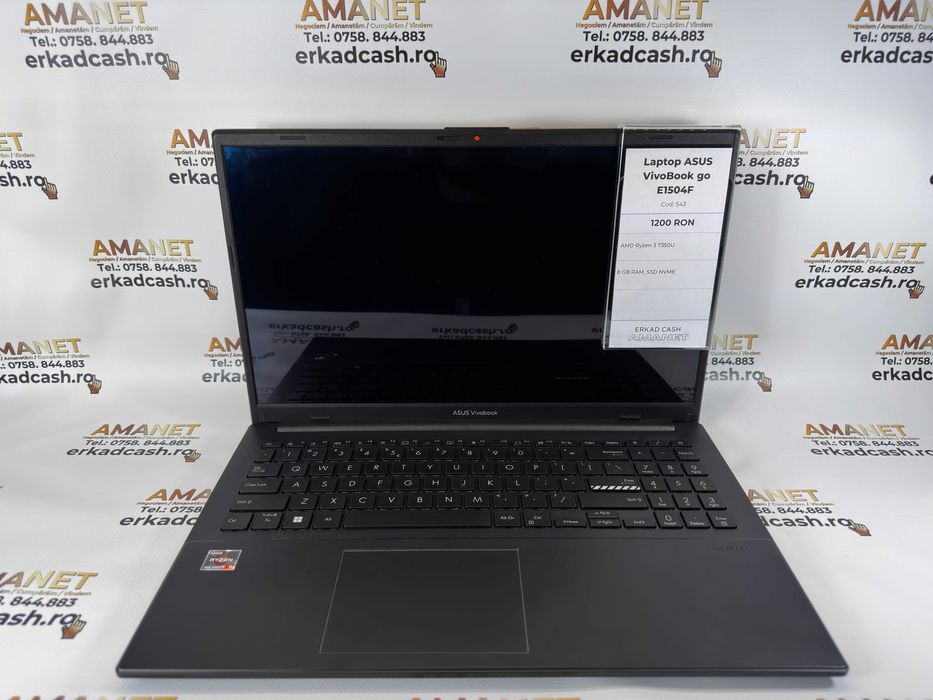Asus VivoBook E1504F -ERKAD CASH AMANET Galati-