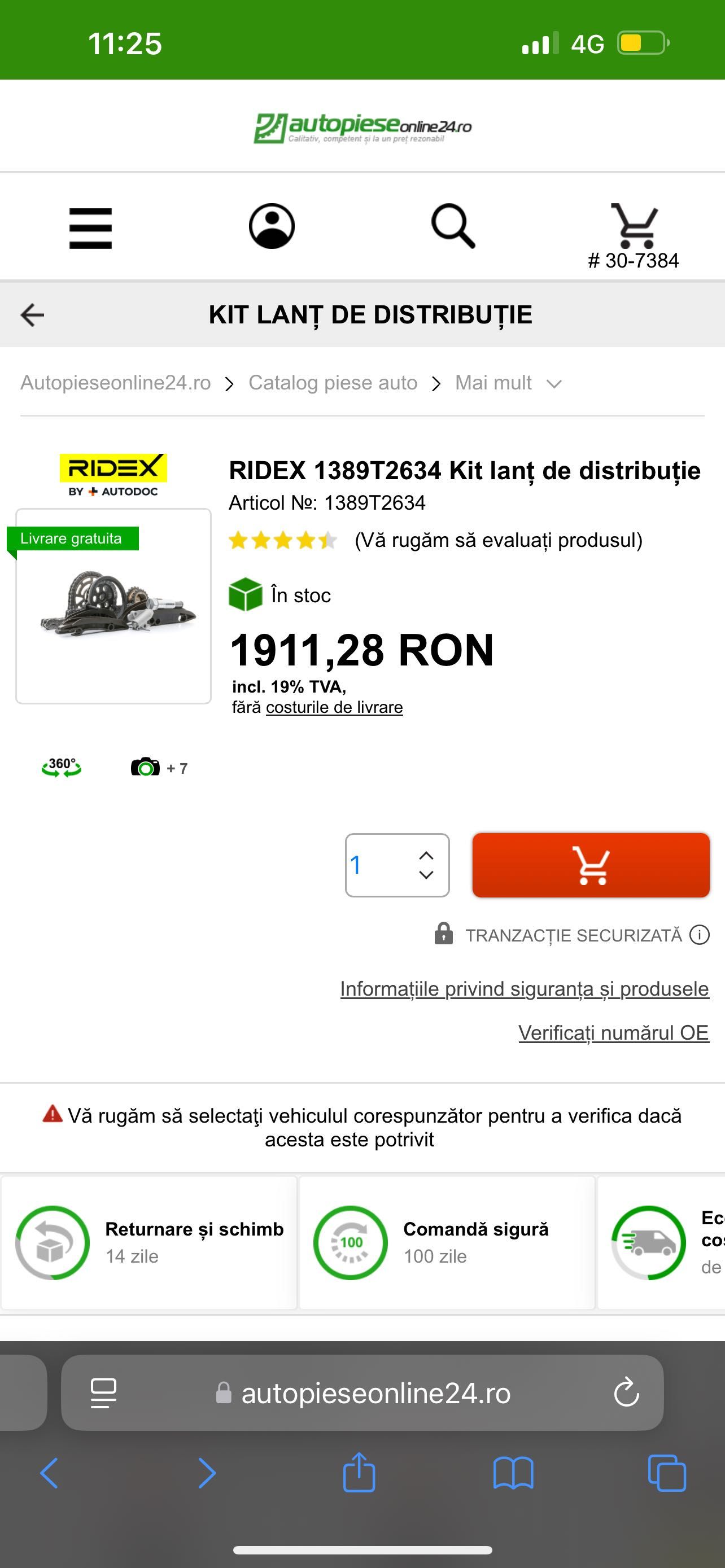 KIT lanț distribuție BMW f10