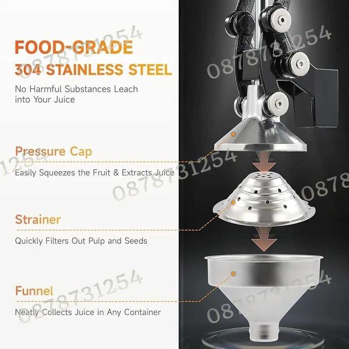 Ръчна цитрус преса за фреш  Сокоизтисквачка за цитруси