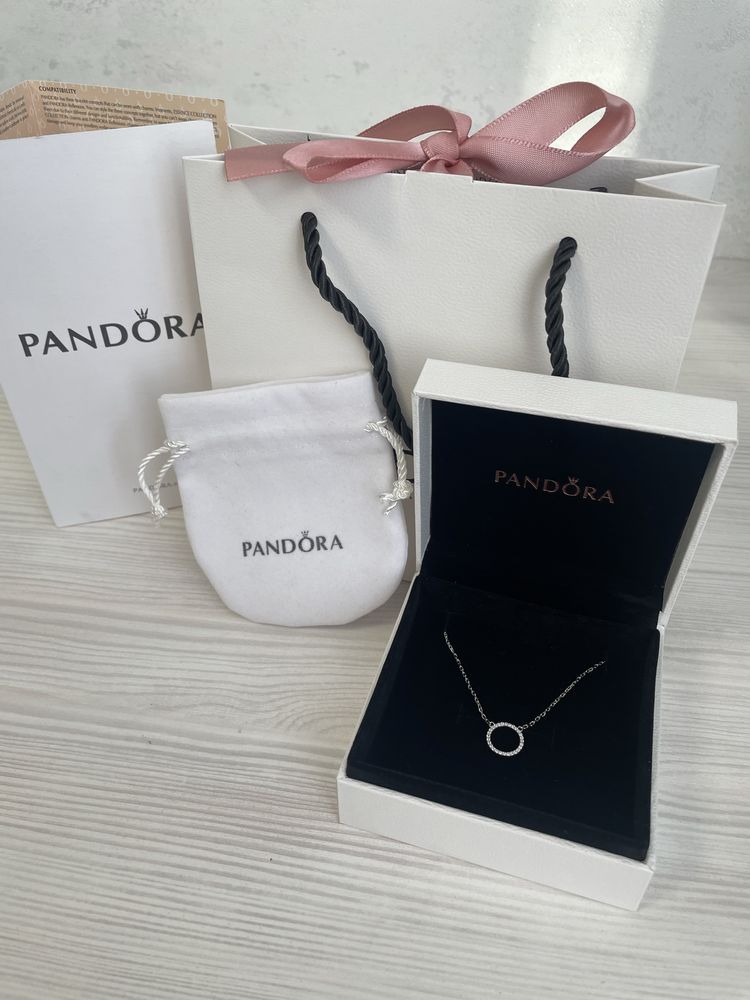 Pandora подвеска пандора серебро 925 проба цепочка