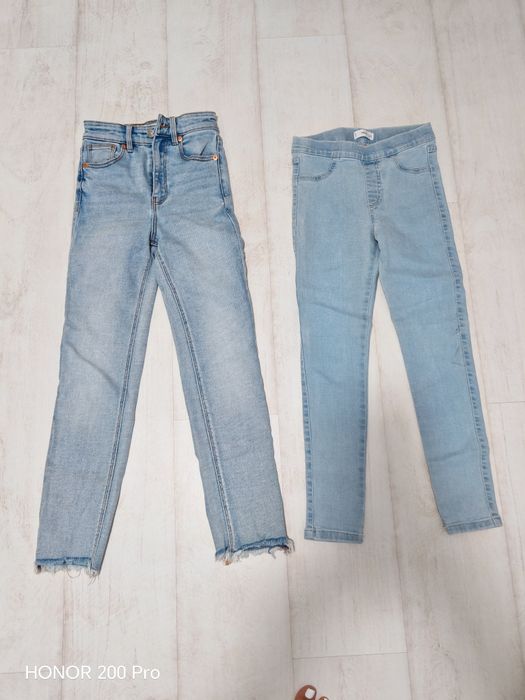 Blugi fete skinny  Mango, de culoare albastra, marimea 134 cm, 9 ani