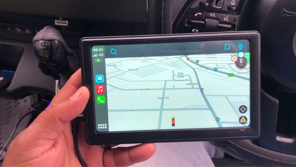 Navigatie Android Portabila Ecran Touch 7 inch Carplay Android auto