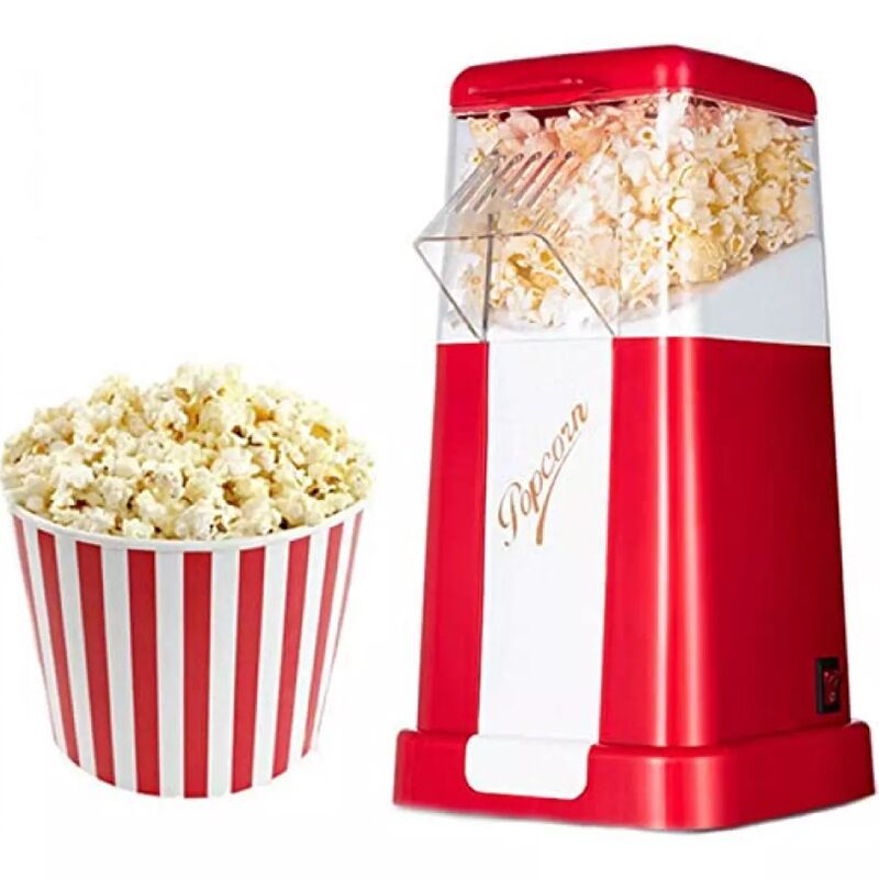 НЕМСКИ Домашна машина за пуканки с горещ – PopcornMachine + ЛЕД ФЕНЕР