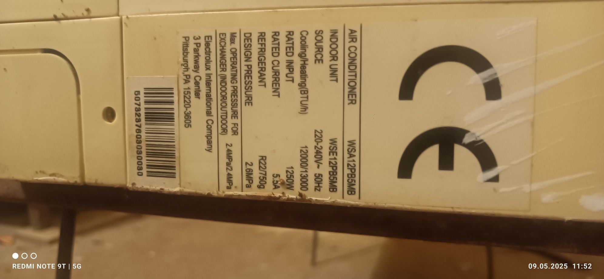 AC  White-Westinghouse 12-13000 btu