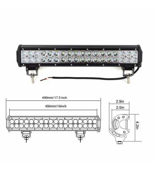 Led bar 45cm +2 proiectoare led