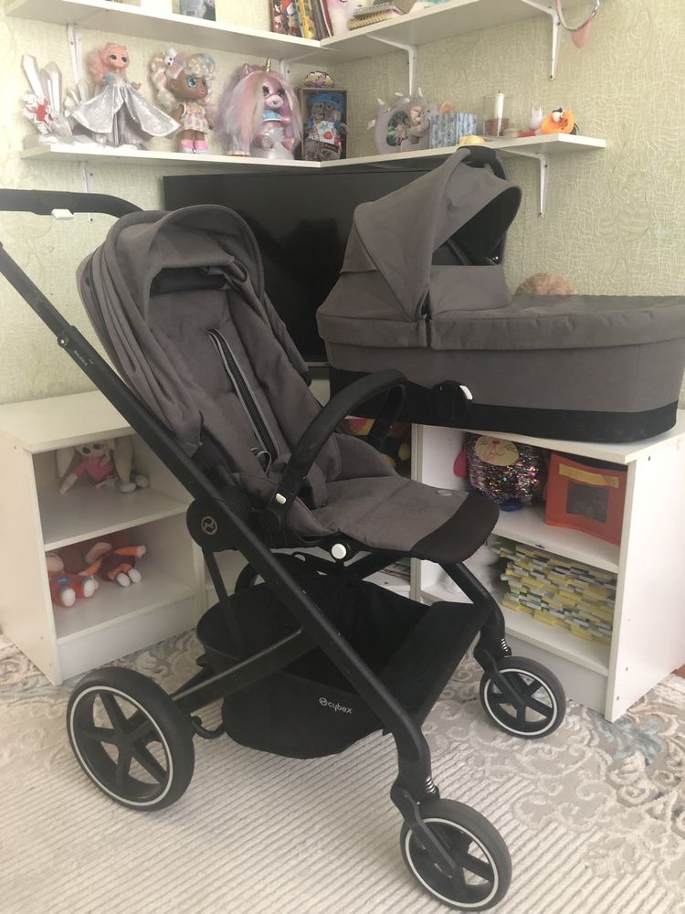 Коляска 2 в 1 Cybex Balios S Lux Soho Gray