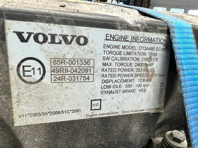Motor complet D 13A 480 EC 06 Volvo FH12 480cp - Piese de motor Volvo