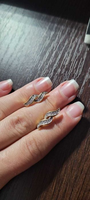 Cercei din aur 14k 4.18grame