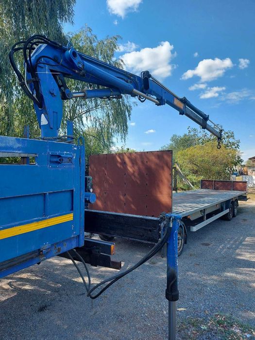 MAN 12.224/ATLAS/ camion cu macara si remorca