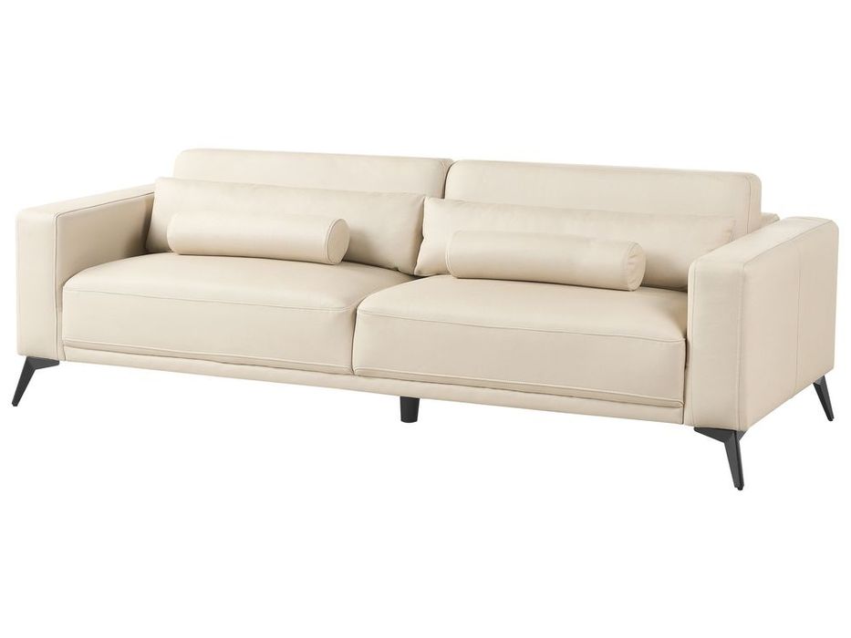 PROMOTIE! Canapea fixă "ANGE", 3 locuri, piele ecologică