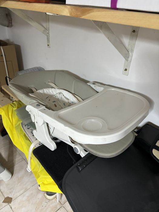 Детский стул-шезлонг 2в1 (люлька + стульчик для кормления)