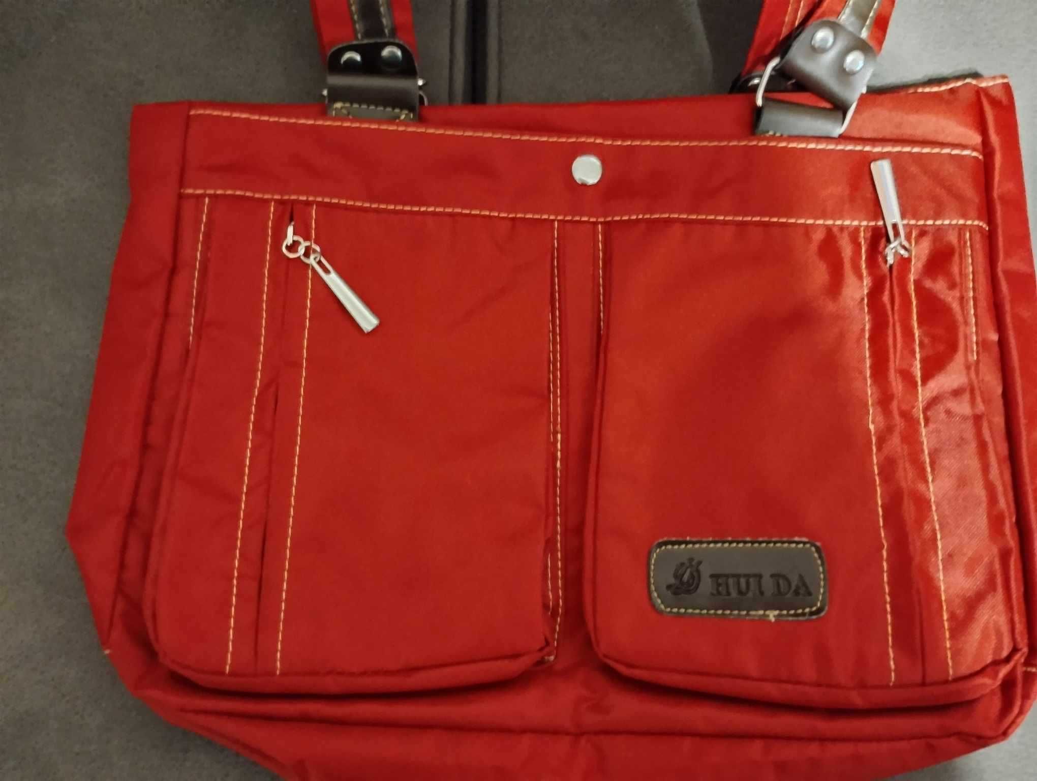 Вишнево-червена шушлякова чанта