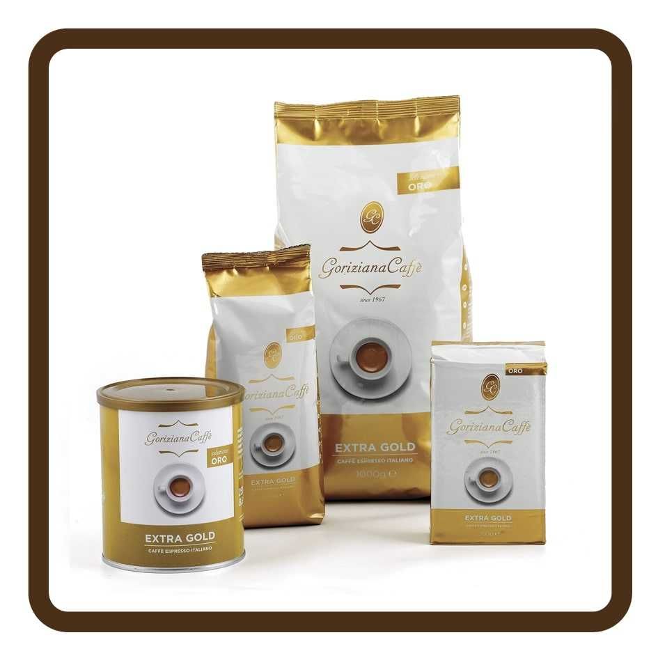 кафе GORIZIANA CAFFE селекция ORO EXTRA GOLD 1кг зърна внос ИТАЛИЯ