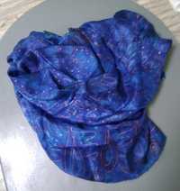 Шарф платок расписанный шелк(батик)
