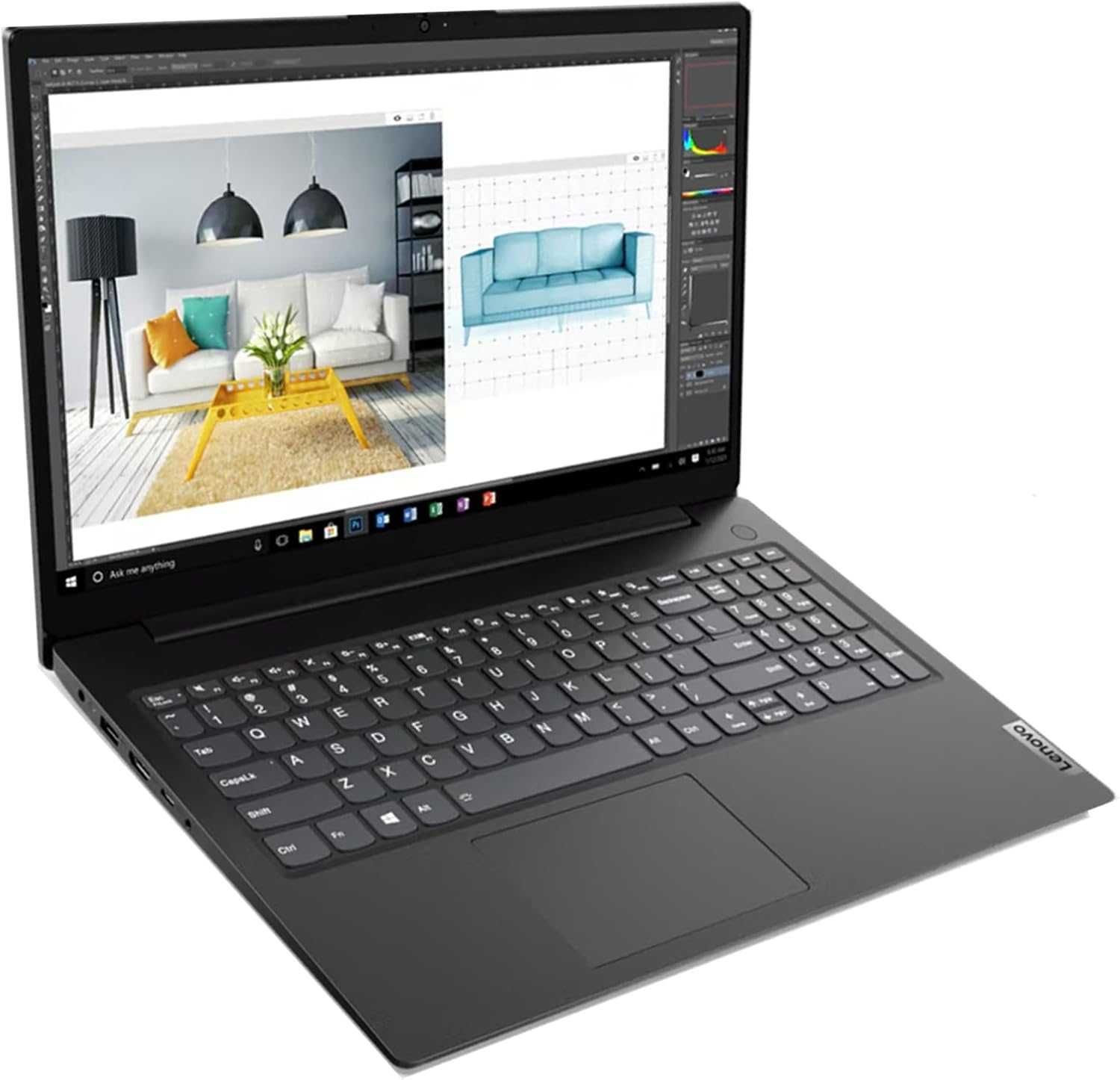 Noutbuk Lenovo V15 15.6 FHD Intel Celeron N4500/4GB/256GB SSD