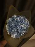 buchet trandafiri satin