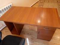 Шикарный стол 140х70 для дома или офиса, место для компа,тумба,ящик