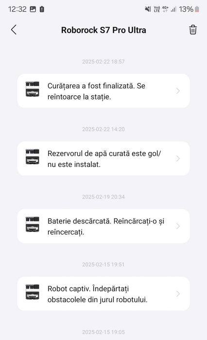 Aspirator robot Roborock S7 Pro ULTRA