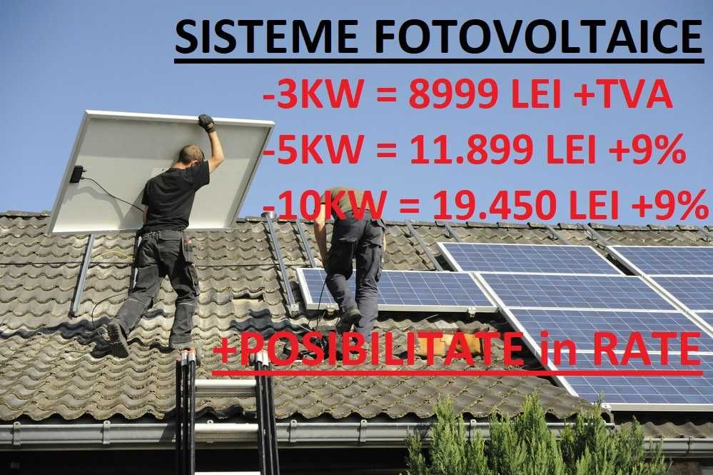 Panouri Solare - Sisteme Fotovoltaice - Pret Mic - Toata tara
