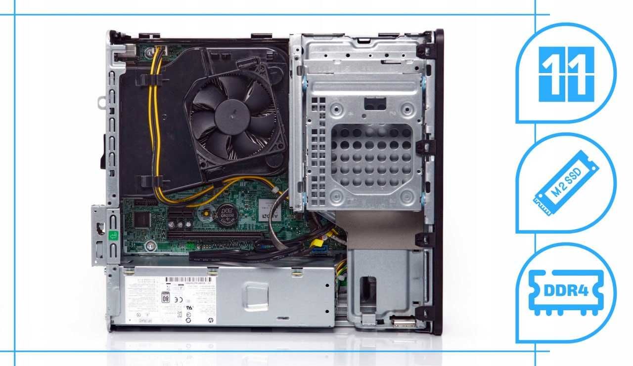 Системный блок HP EliteDesk 705 G4  Ryzen 5 PRO 2400G ram 8 ssd 256