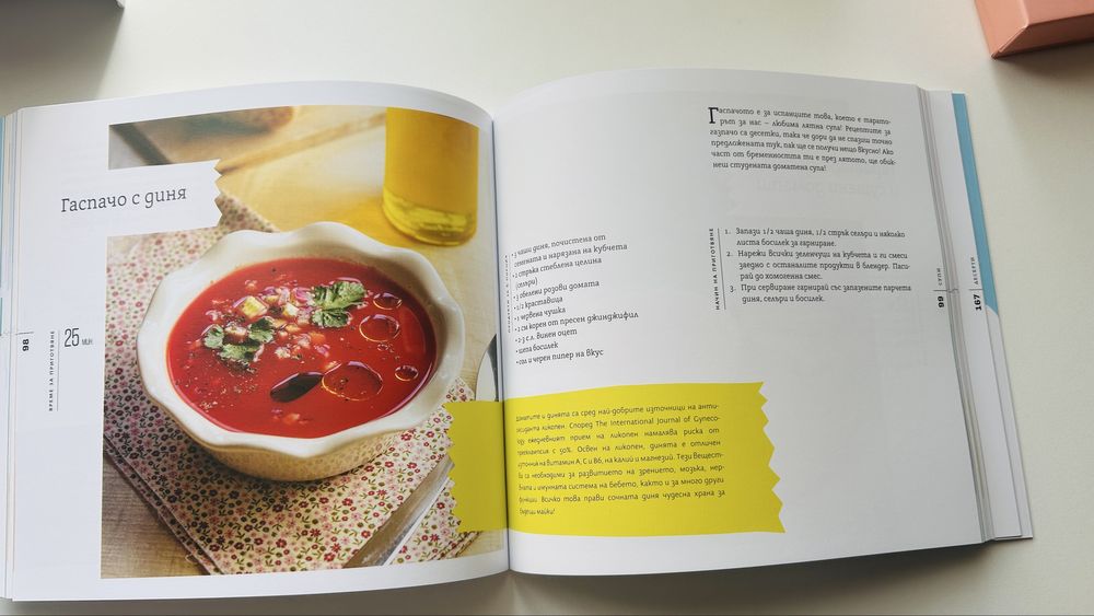 Книга с рецепти