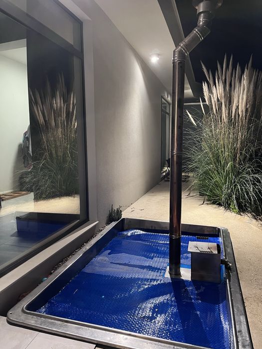 Джакузи неръждаемо с печка на дърва