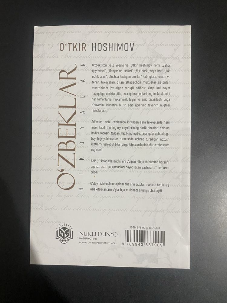 Otkir Hoshimov Ozbeklar
