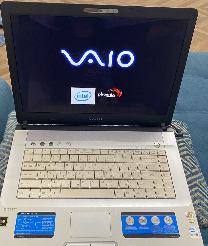 Ноутбук Vaio в хорошем состоянии