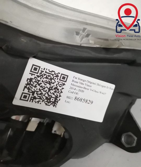 Ляв фар стъкло / Lqv far styklo Мерцедес-Бенц Вито Виано В-Клас / Merc