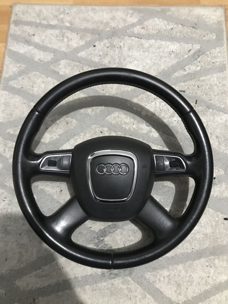 Volan Piele + Air Bag Audi A3 A4 A5 A6 A8 Comenzi Volan