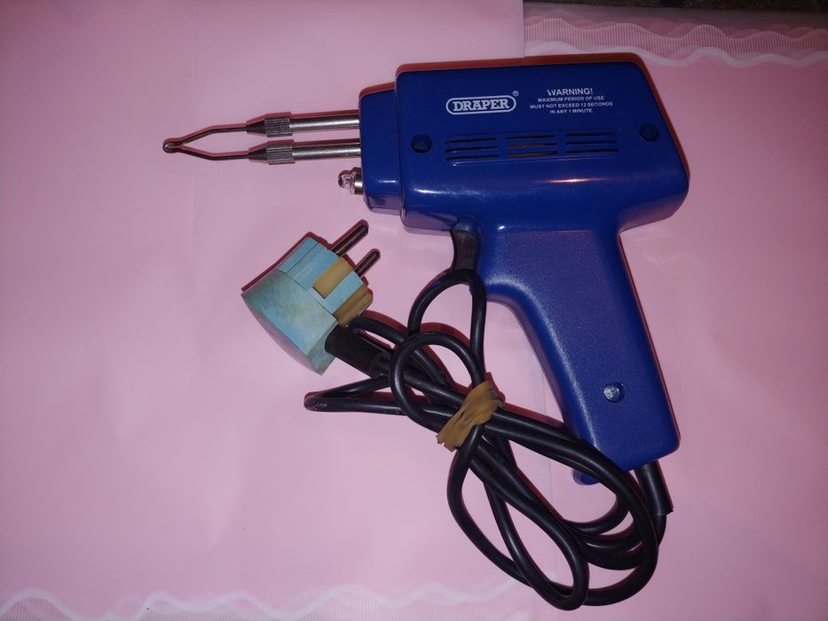 Pistol lipit electric cositor fludor