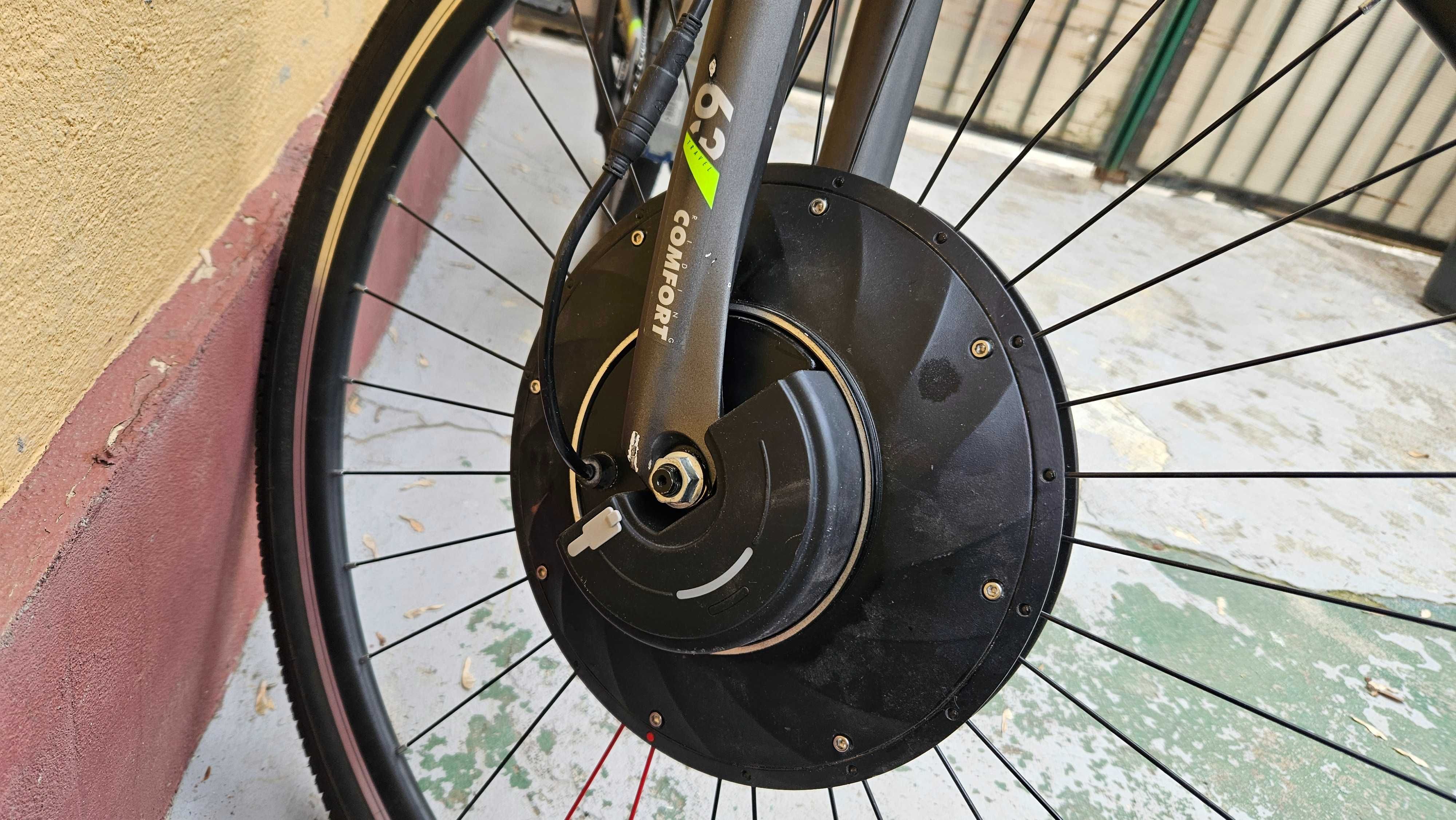 Bicicleta electrica Btwin Riverside (modificata)