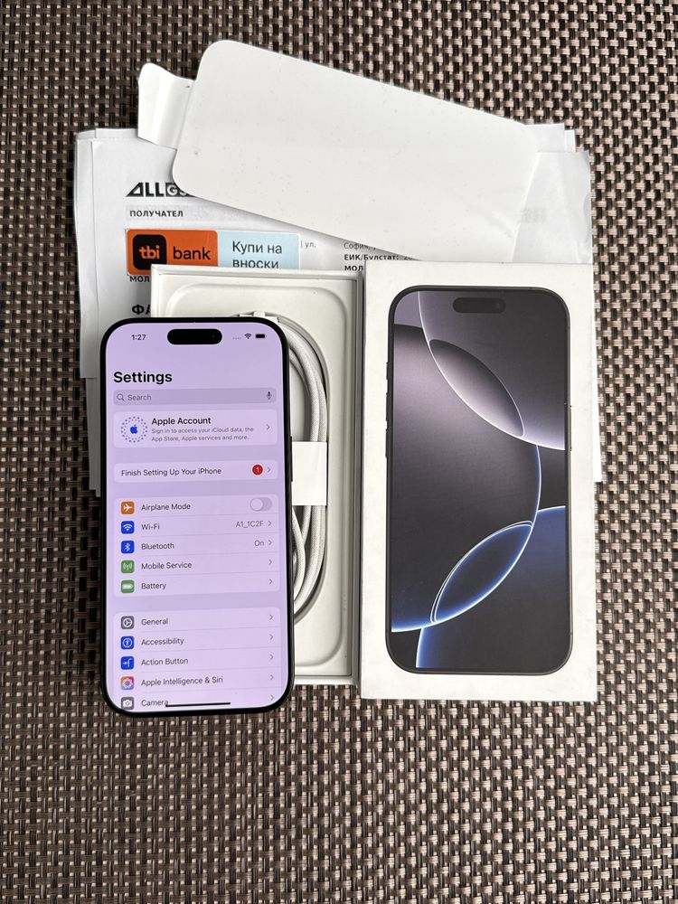 НОВ!1Tb *ЛИЗИНГ* iPhone 16 Pro Black Titanium 24М ГАРАНЦИЯ Айфон 1000G