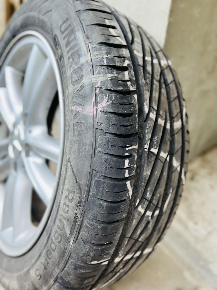 Летни гуми 205/55/ R16 91H UNIROYAL 4 бр. + Лети джанти 4 бр.