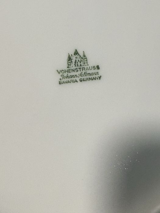 Баварски порцеланов сервиз за риба Vohenstrauss