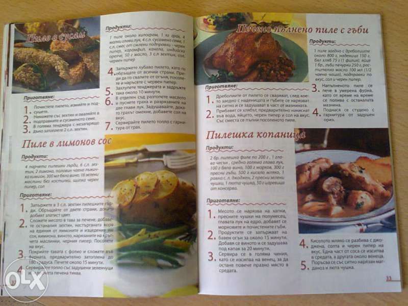 Книжка със 100 рецепти за пиле