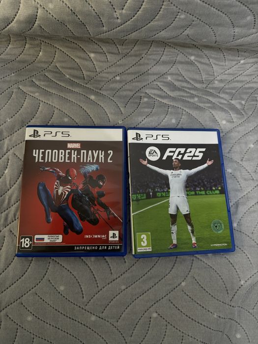 Игры на PS, Человек паук 2, Fifa 25, FC25