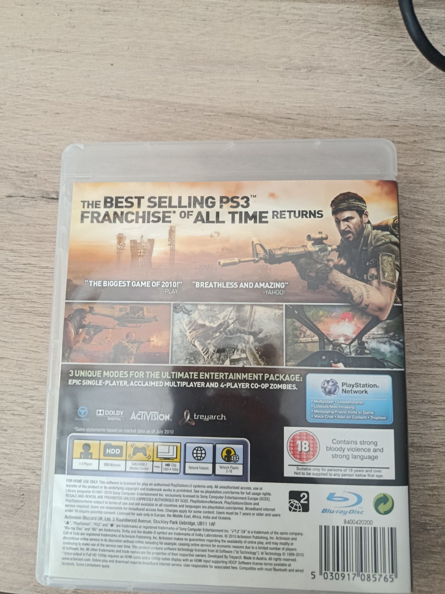 Ретро игри за Ps3 ,,call of duty Black Ops