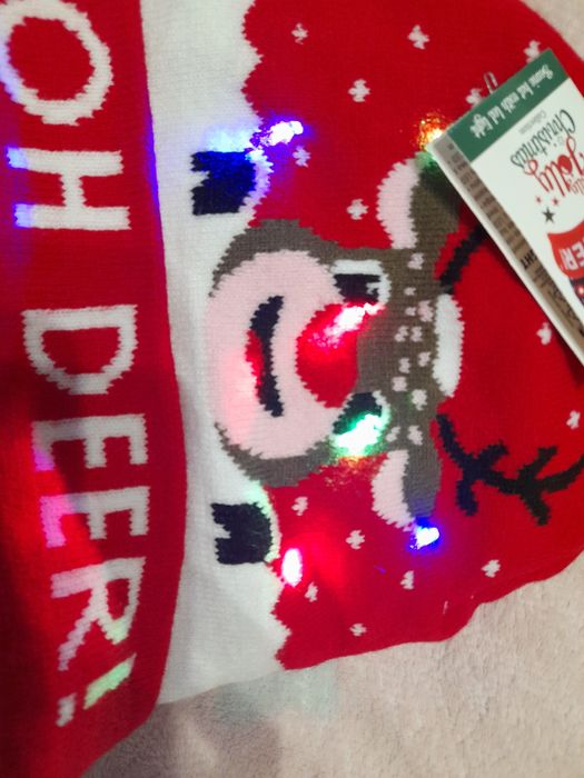 2 Caciuli cu LED pentru Craciun/iarna