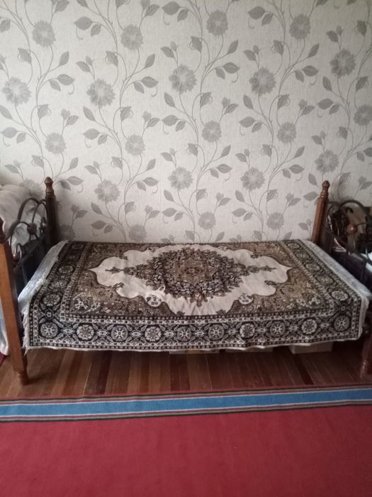 Кровать кованая с матрасом