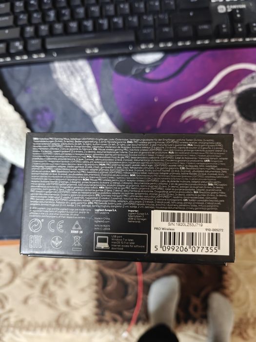 Мышь беспроводная Logitech g pro wireless