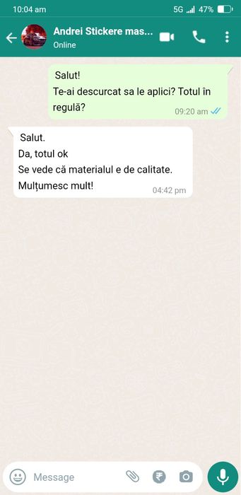 Autocolante auto/Inscriptionari auto/stikere /Colant auto