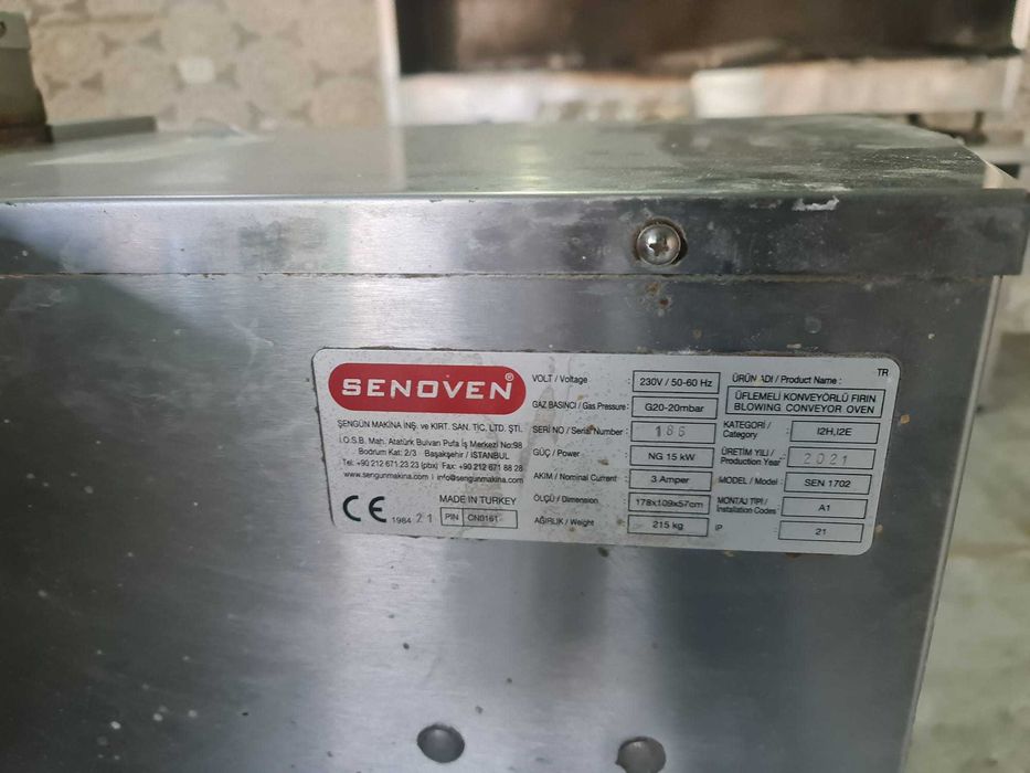 Cuptor cu banda pizza covrigi / Cuptor Piza Covrigi Banda 2300€