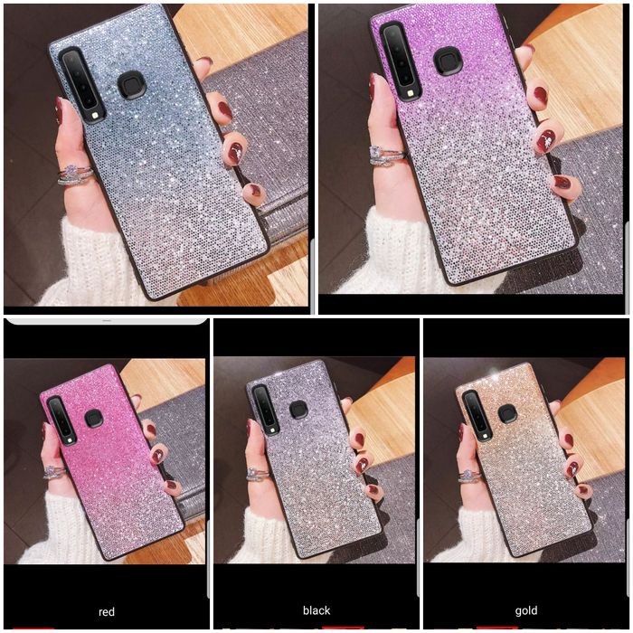 Husa degrade cu sclipici Samsung Galaxy  A9 2018 / A8 2018 / A6 / J6