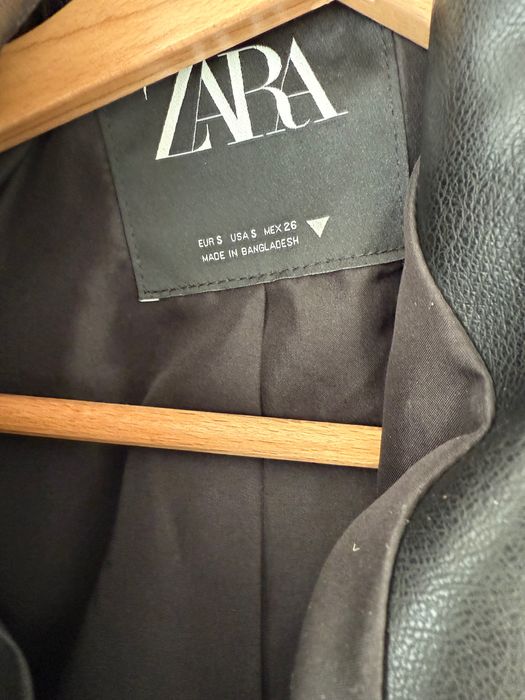 Кожено яке zara овърсайз