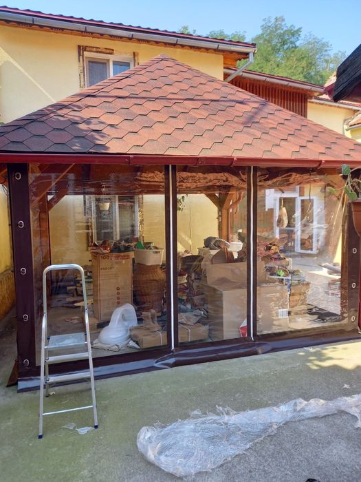 Folie terasa/Cristal Flex 0.8! Folie transparenta