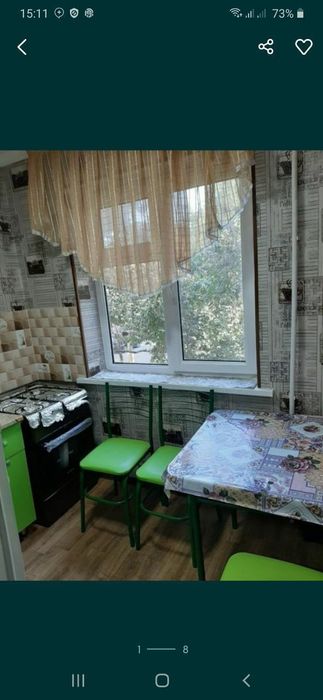 1хонали 2этажда жойлашган квартира оилага ижарага берилади