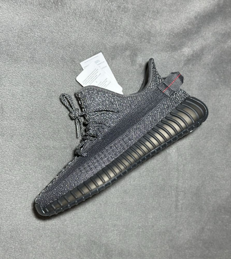 Yeezy 350 Static Black Reflective (CALITATE PREMIUM)