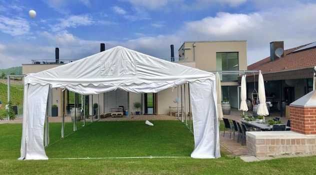 5x6 m CORT Pagoda Pavilion Evenimente ECONOMY nunta botez PVC 500