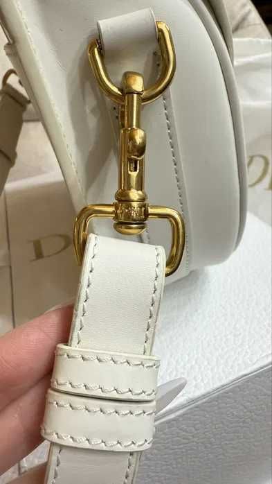 Geanta Dior 30 Montaigne, Blanc Lăptos, 22 cm